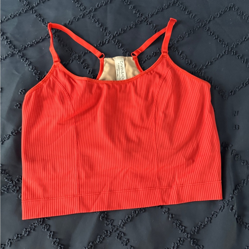 D&A 3 in 1 Ribbed Amelia Crop Cami (Lounge, Active, Swim) Pumping and Nursing